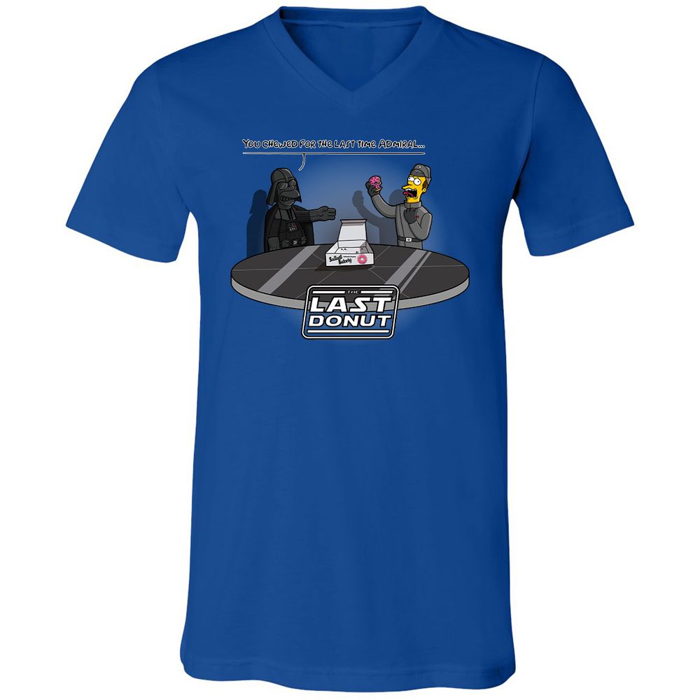 Unisex V-Neck T-Shirt - G281E1NA - True Royal - 4