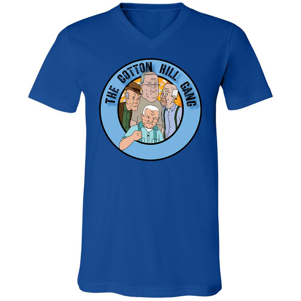 Unisex V-Neck T-Shirt - Z9J49874 - True Royal - 4