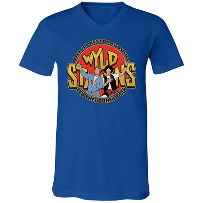 Unisex V-Neck T-Shirt - FB1J95J3 - True Royal - 4