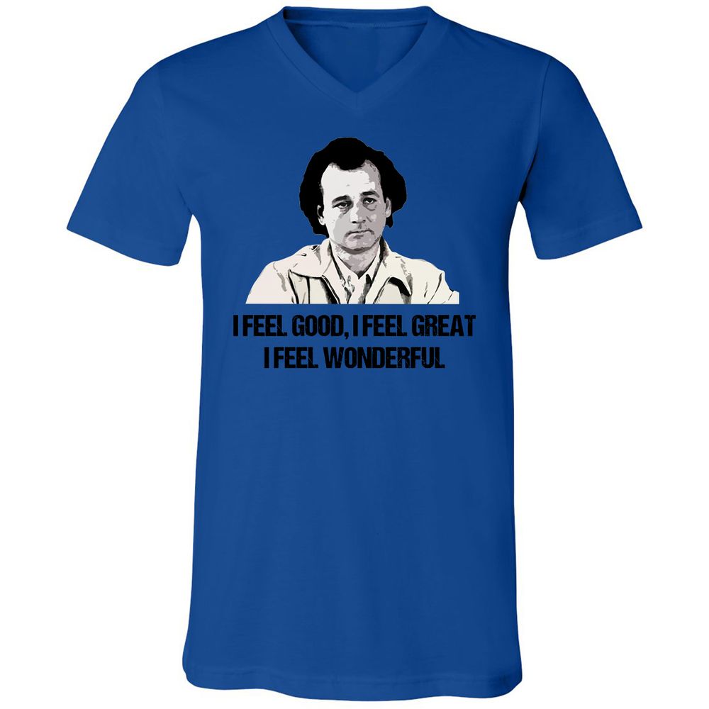 Unisex V-Neck T-Shirt - 8CMUJPWY - True Royal - 4