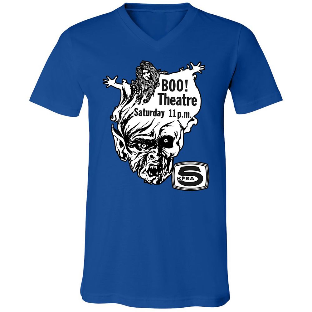 Unisex V-Neck T-Shirt - KUSMZXZT - True Royal - 4