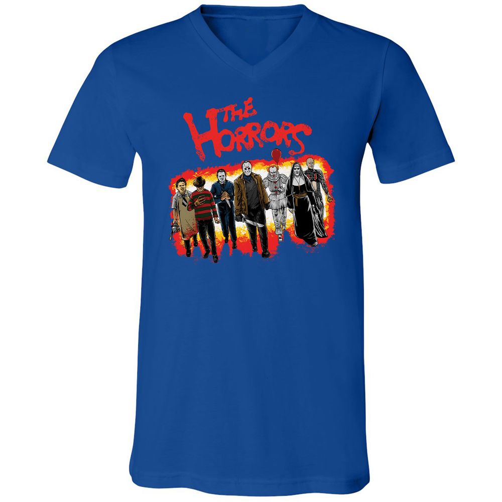Unisex V-Neck T-Shirt - A8M44RH5 - True Royal - 4
