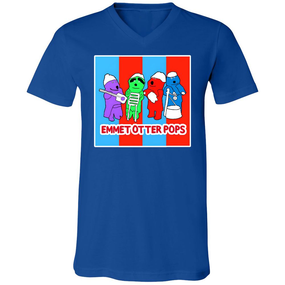 Unisex V-Neck T-Shirt - 31UMGTJ9 - True Royal - 4