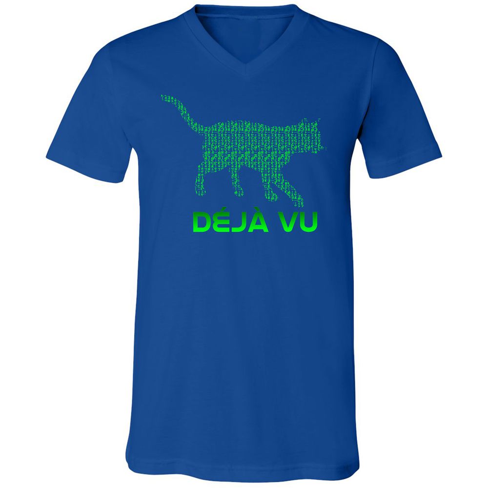 Unisex V-Neck T-Shirt - TF73KLPN - True Royal - 4