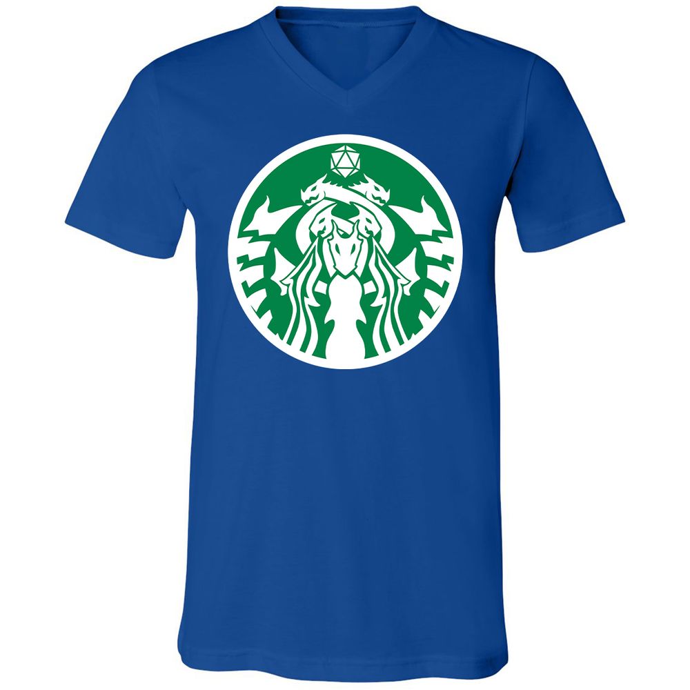 Unisex V-Neck T-Shirt - XXEC85R8 - True Royal - 4