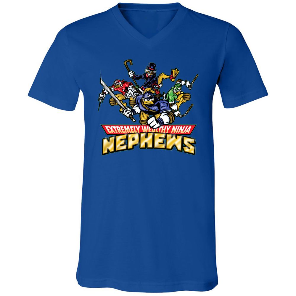 Unisex V-Neck T-Shirt - VZZY31PT - True Royal - 4