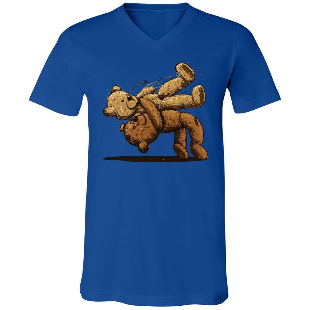 Unisex V-Neck T-Shirt - SS2E5J73 - True Royal - 4