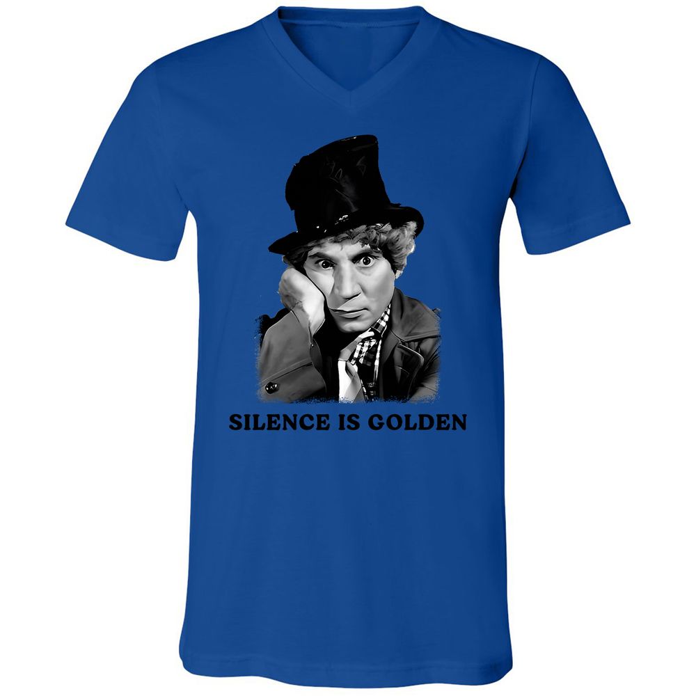 Unisex V-Neck T-Shirt - ZMRZECET - True Royal - 4