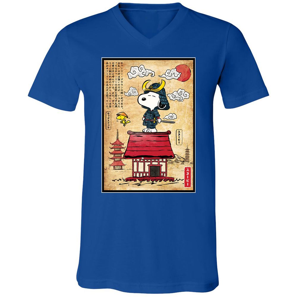 Unisex V-Neck T-Shirt - 49PCRJCS - True Royal - 4