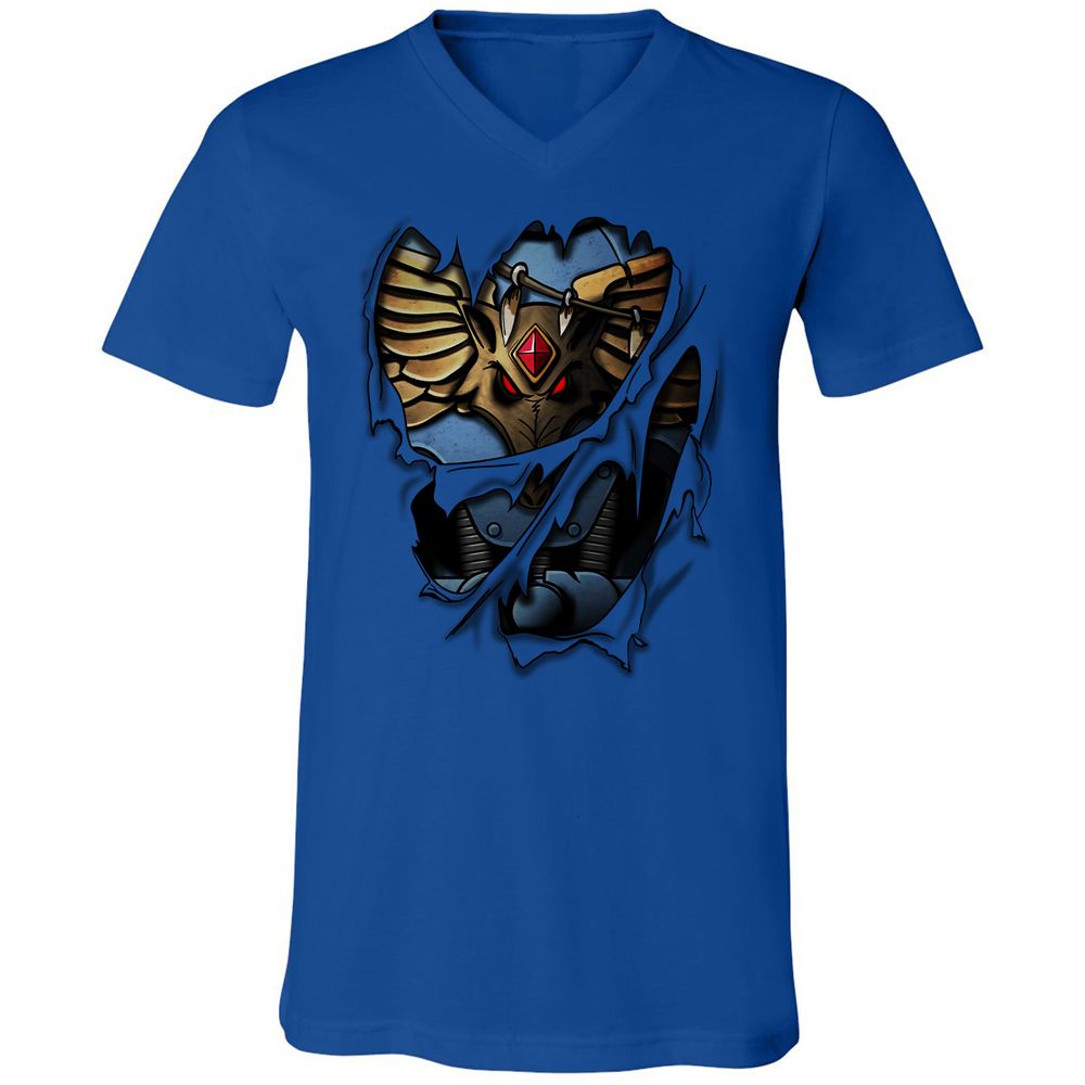 Unisex V-Neck T-Shirt - 1D56HJA3 - True Royal - 4