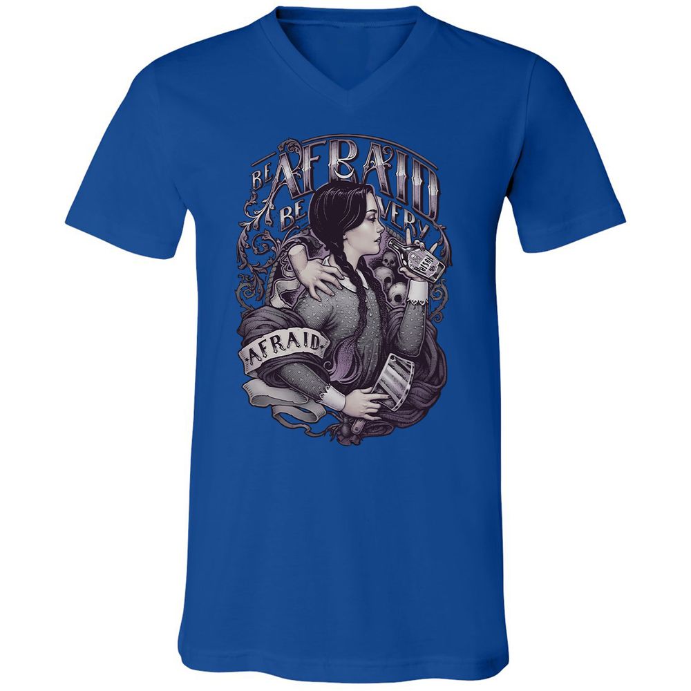 Unisex V-Neck T-Shirt - VRJHR8QH - True Royal - 4