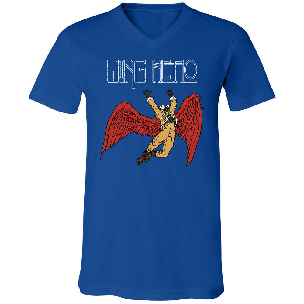 Unisex V-Neck T-Shirt - VNZKE7MQ - True Royal - 4