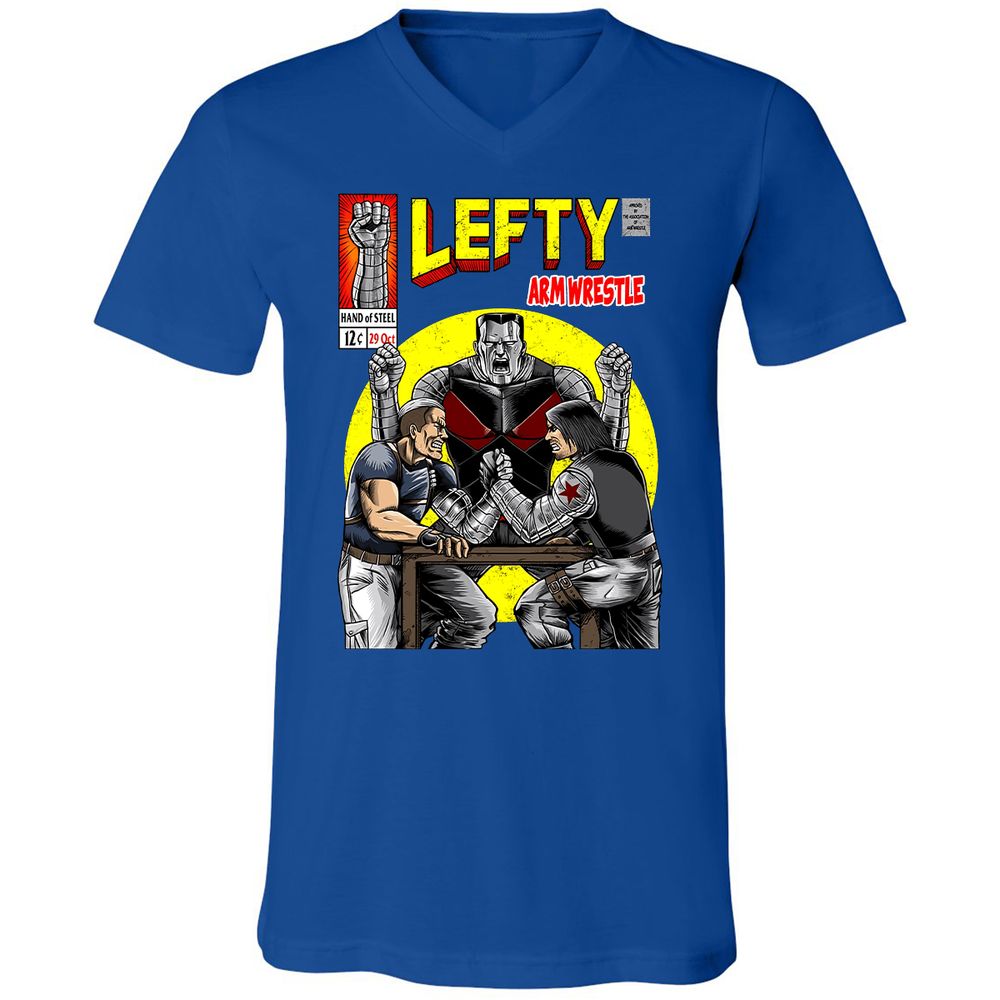 Unisex V-Neck T-Shirt - VCAPWR15 - True Royal - 4