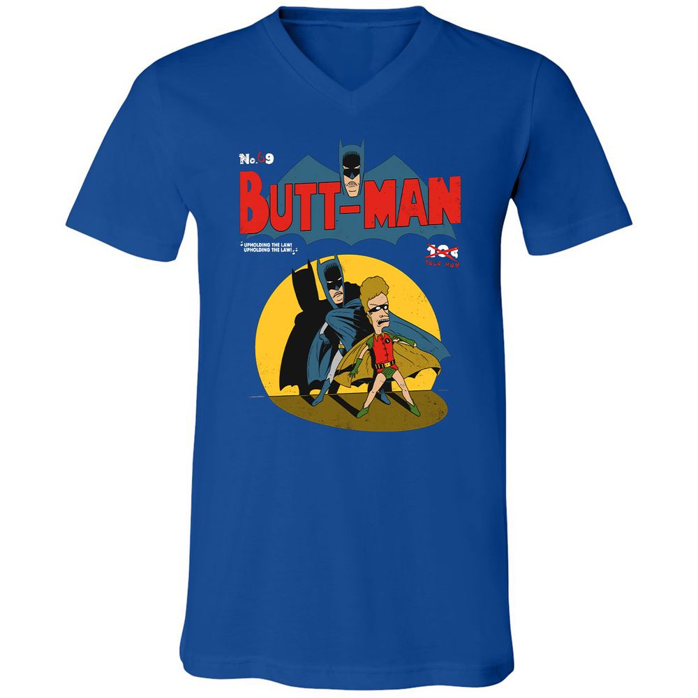 Unisex V-Neck T-Shirt - EC6VPG3K - True Royal - 4