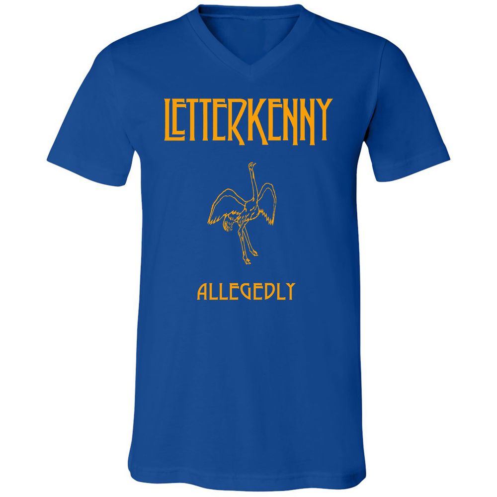 Unisex V-Neck T-Shirt - 6164ZZED - True Royal - 4
