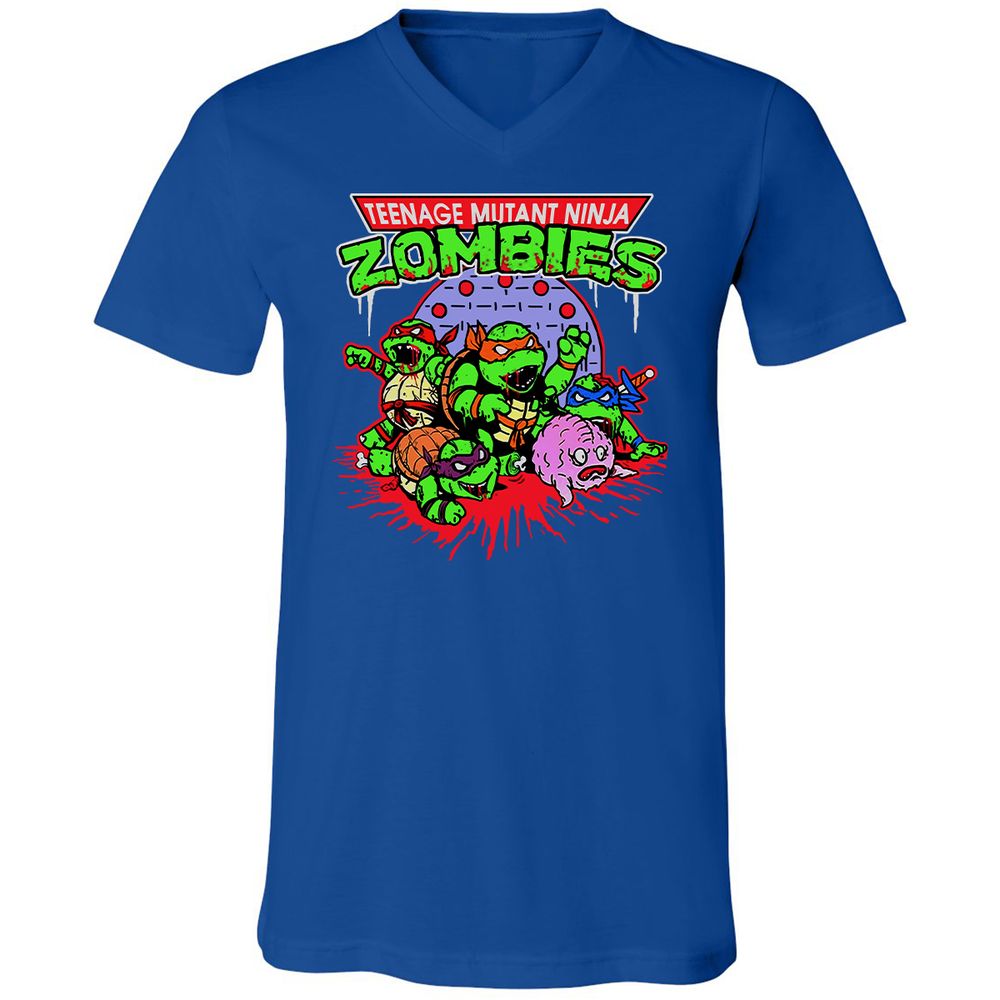 Unisex V-Neck T-Shirt - SS9VJFWK - True Royal - 4