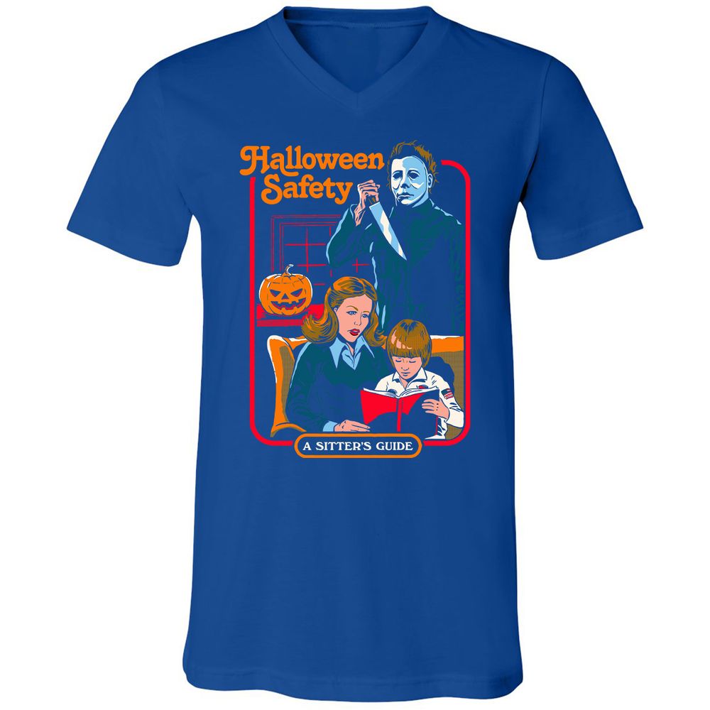 Unisex V-Neck T-Shirt - MFZVLC44 - True Royal - 4