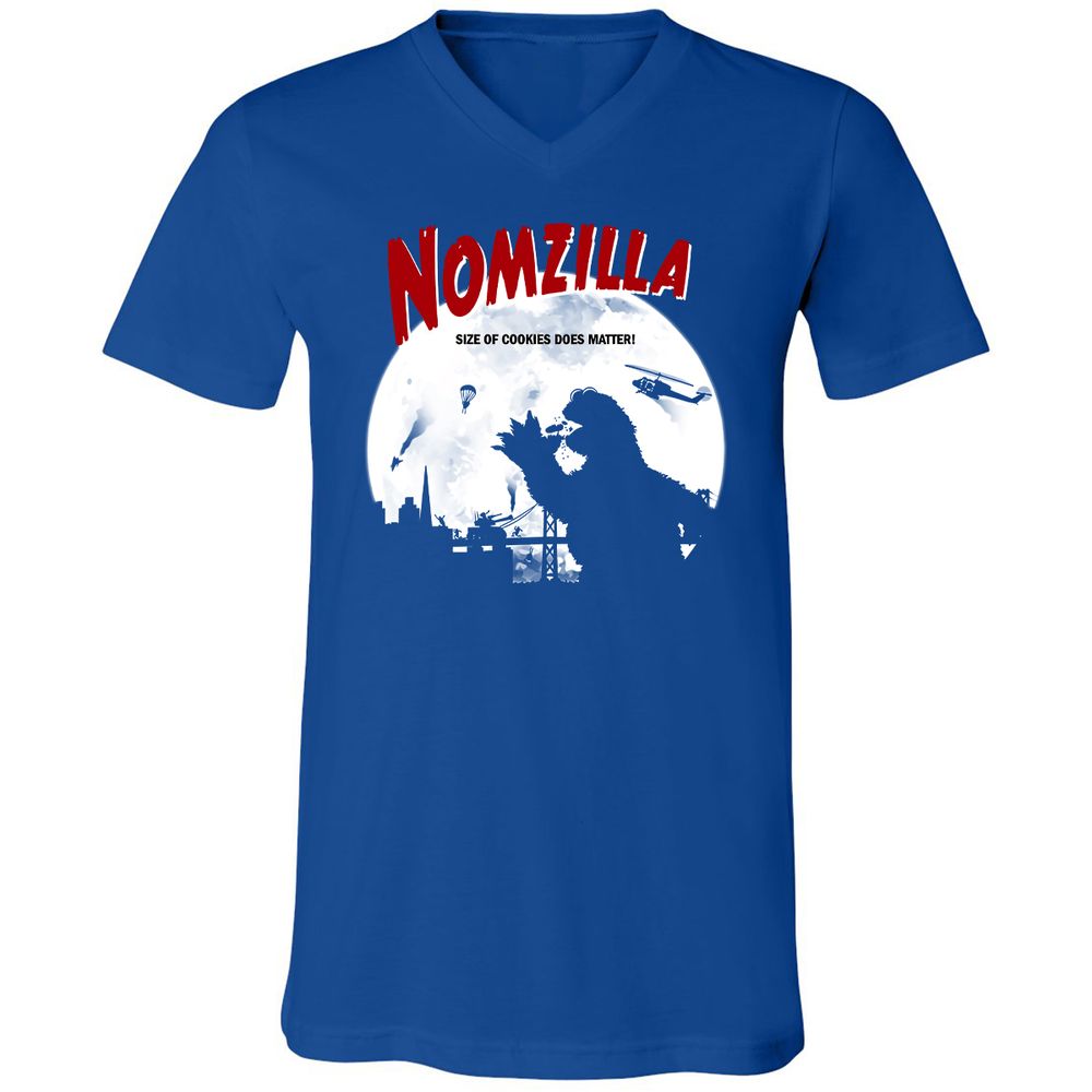 Unisex V-Neck T-Shirt - UZAR1VT5 - True Royal - 4