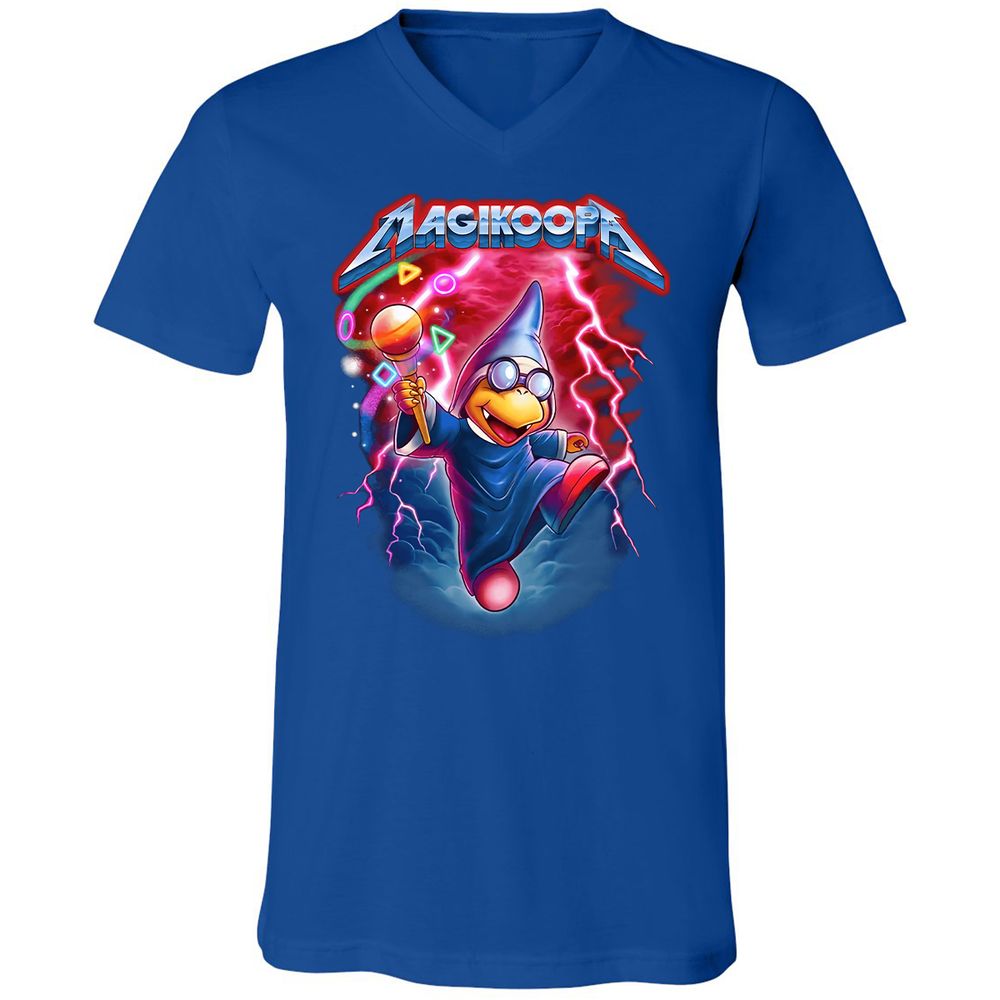 Unisex V-Neck T-Shirt - 86YKXULU - True Royal - 4