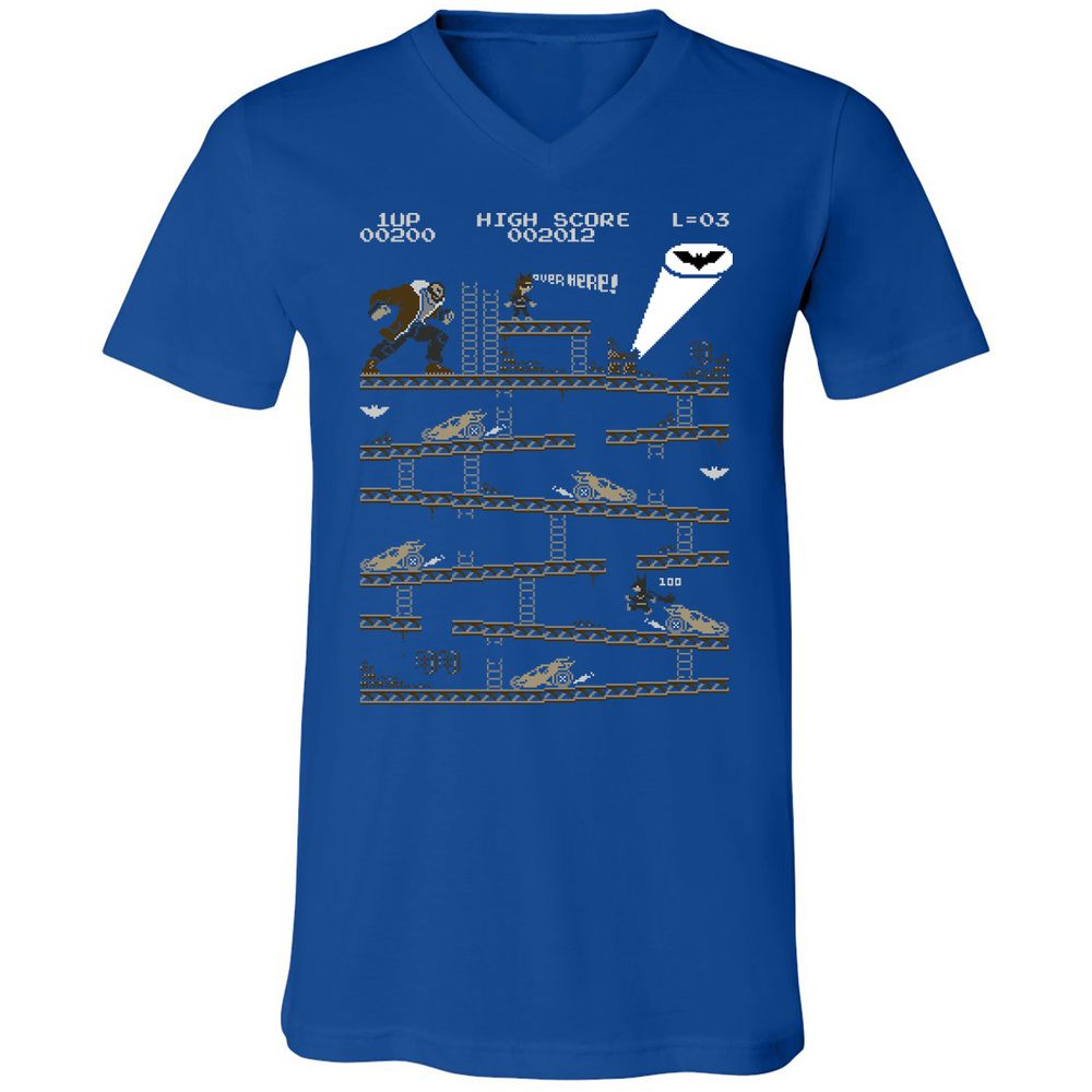 Unisex V-Neck T-Shirt - FVTGSCA6 - True Royal - 4