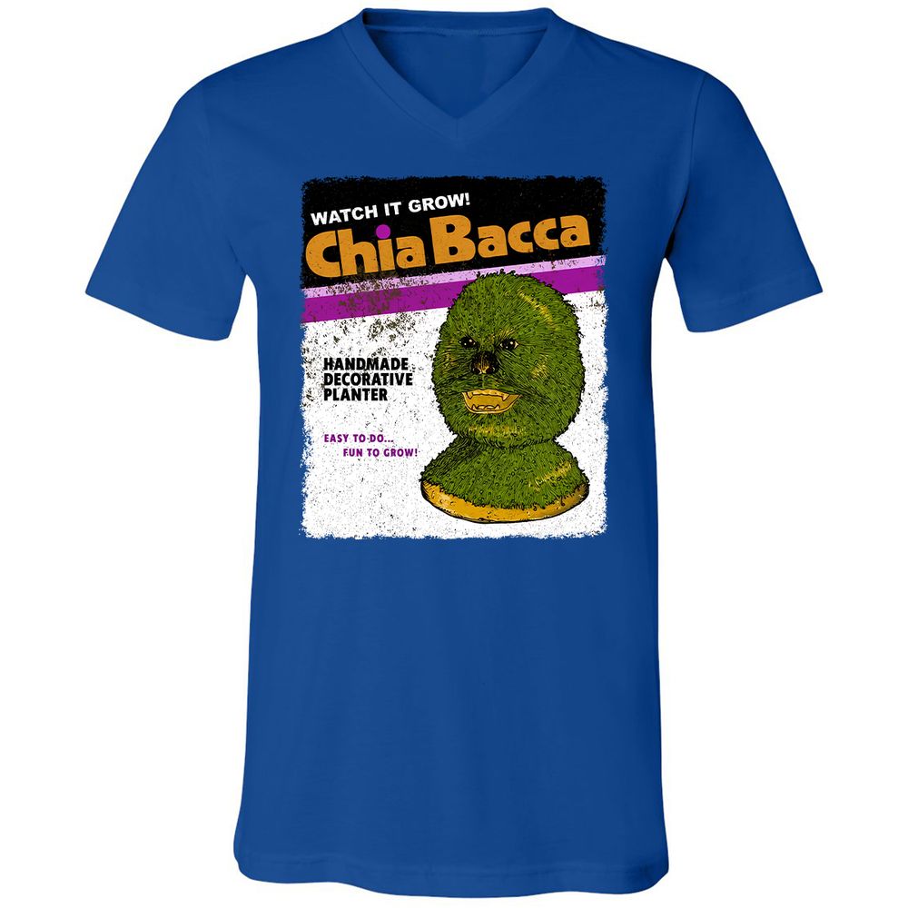 Unisex V-Neck T-Shirt - L9SZHRZ7 - True Royal - 4