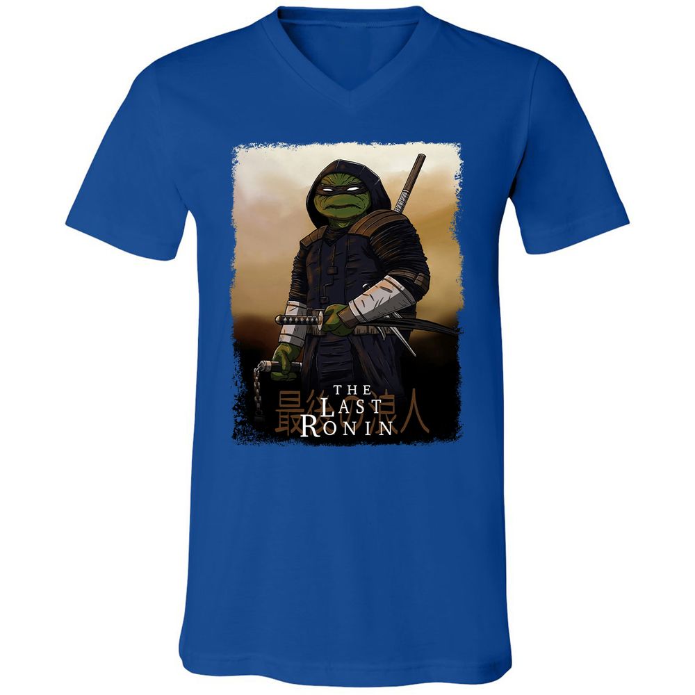 Unisex V-Neck T-Shirt - E2UE1HBU - True Royal - 4