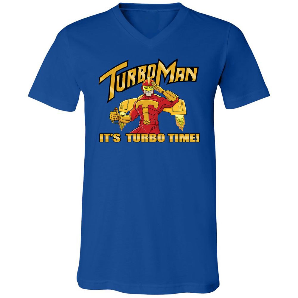 Unisex V-Neck T-Shirt - YMEVHH78 - True Royal - 4