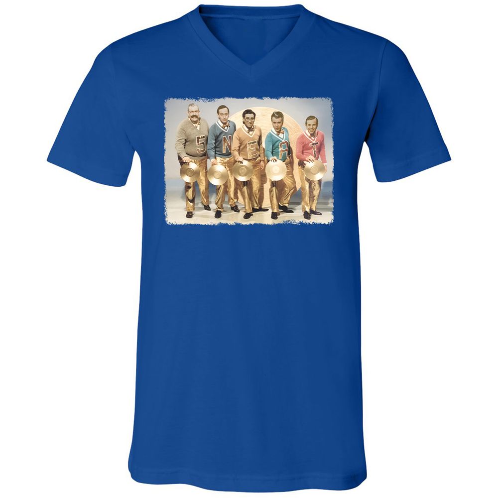 Unisex V-Neck T-Shirt - CCT5EZXX - True Royal - 4