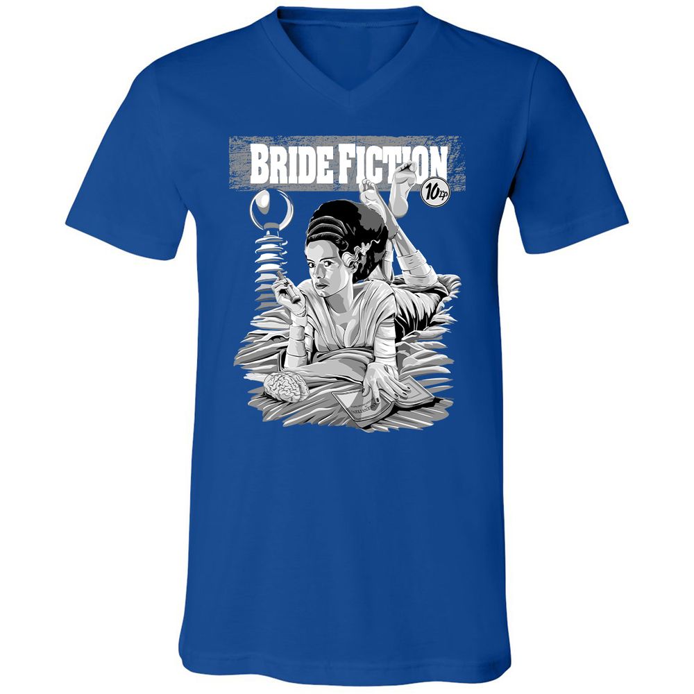 Unisex V-Neck T-Shirt - 733FYL3C - True Royal - 4