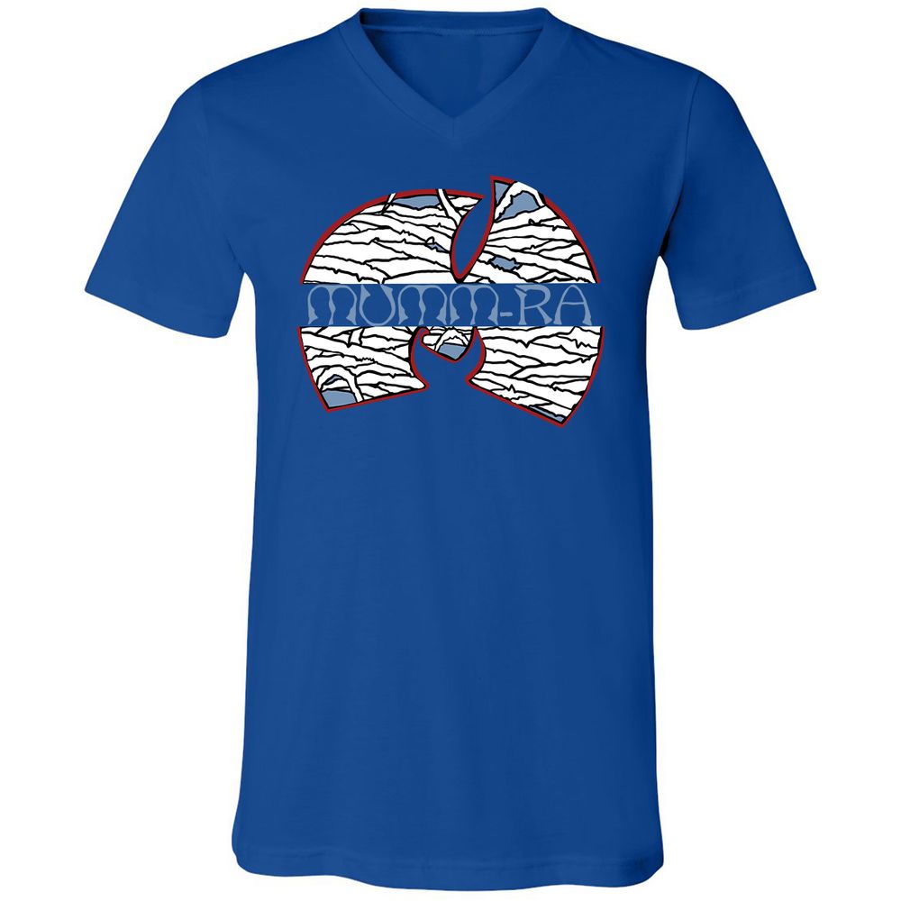 Unisex V-Neck T-Shirt - 3B8EM4JL - True Royal - 4