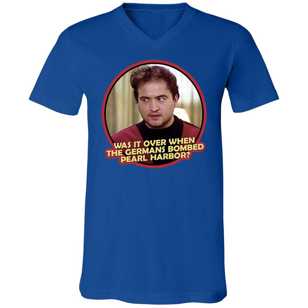Unisex V-Neck T-Shirt - ZCMRY1ND - True Royal - 4