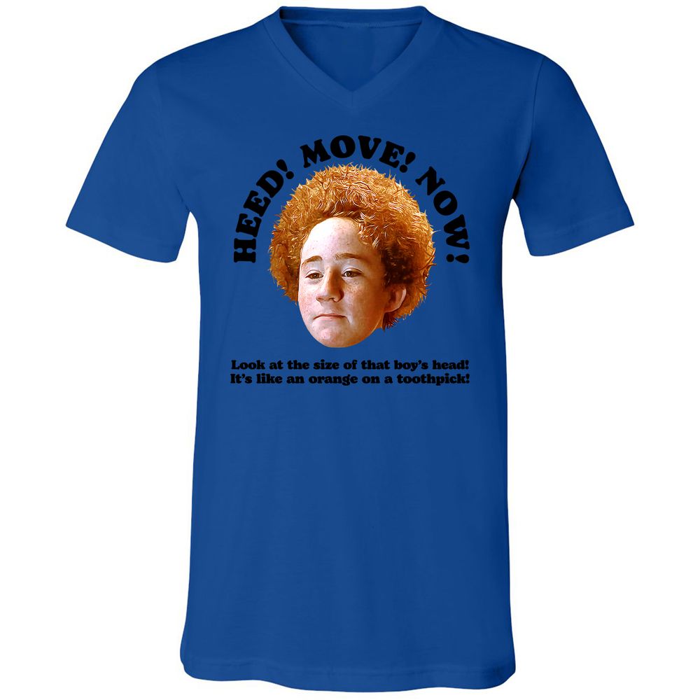 Unisex V-Neck T-Shirt - XS3AJJ47 - True Royal - 4