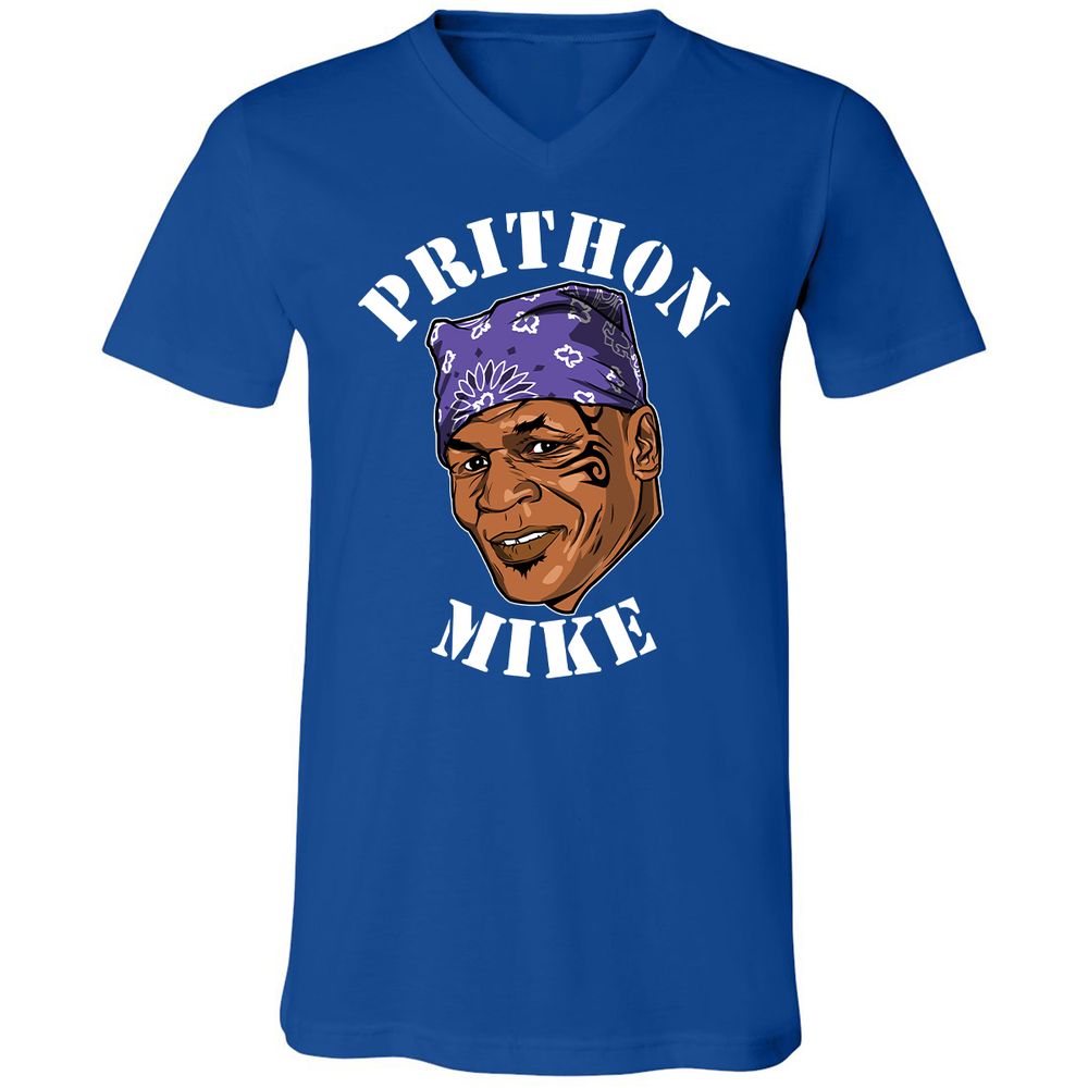 Unisex V-Neck T-Shirt - 8UF29GBM - True Royal - 4