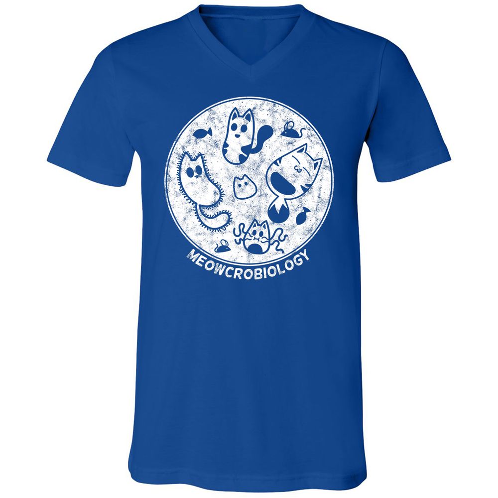 Unisex V-Neck T-Shirt - AYS5CEQH - True Royal - 4