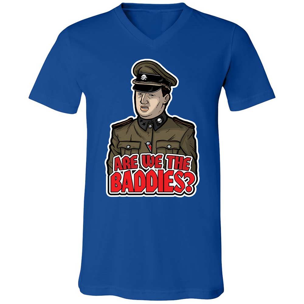 Unisex V-Neck T-Shirt - T4VSMETK - True Royal - 4