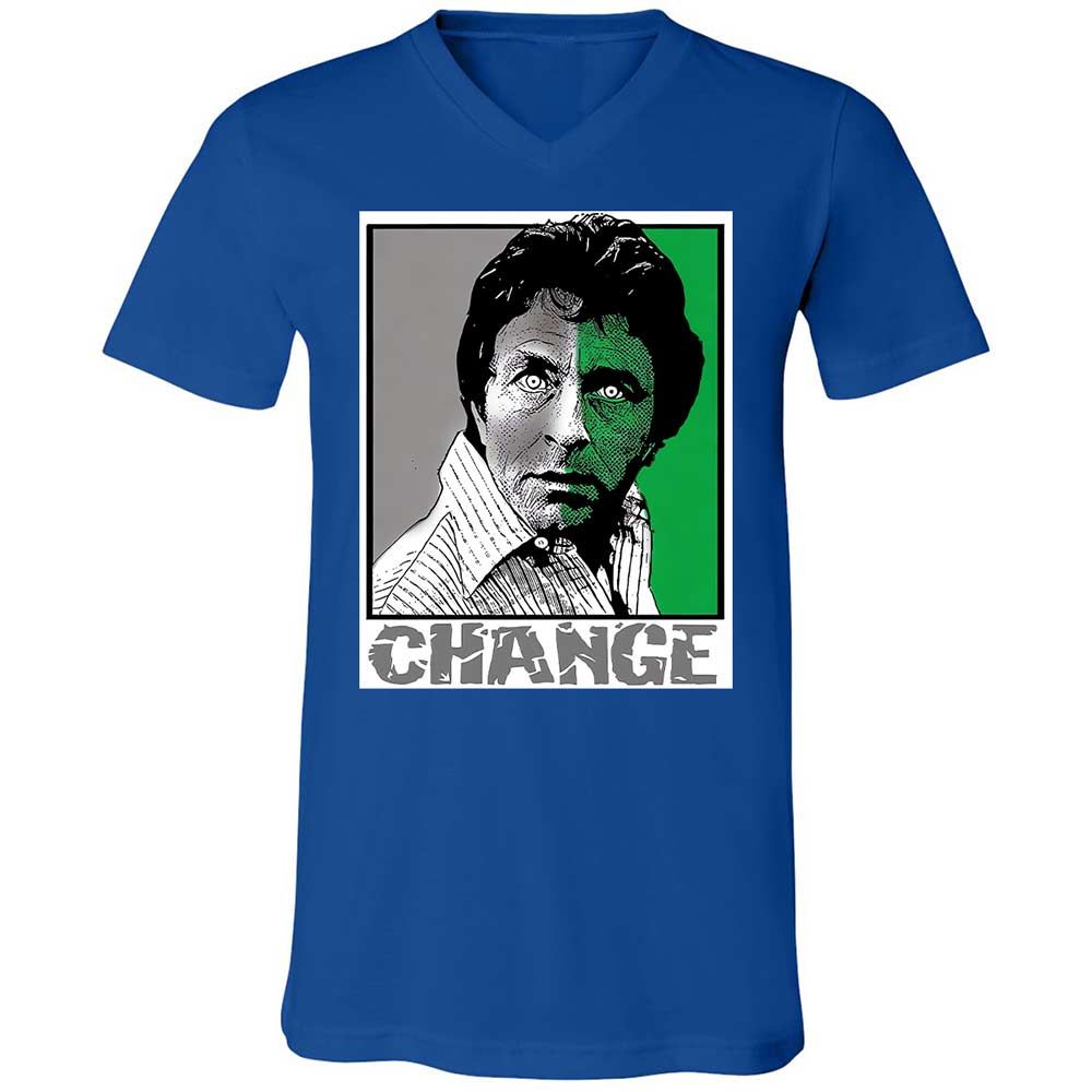 Unisex V-Neck T-Shirt - TSZ87PA6 - True Royal - 4