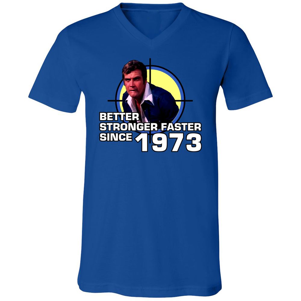 Unisex V-Neck T-Shirt - F1NS57UB - True Royal - 4