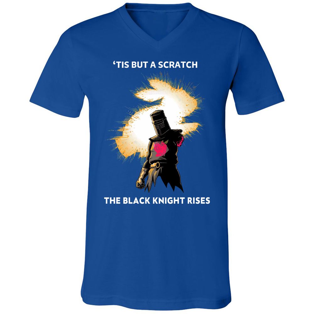 Unisex V-Neck T-Shirt - 1LRUG687 - True Royal - 4