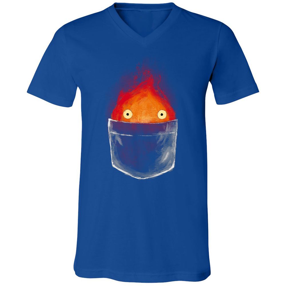 Unisex V-Neck T-Shirt - VS5UFSN3 - True Royal - 4