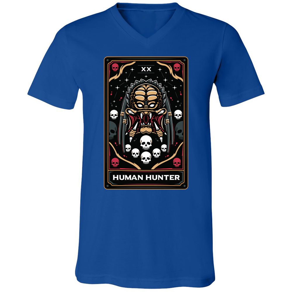 Unisex V-Neck T-Shirt - R54ATQTD - True Royal - 4