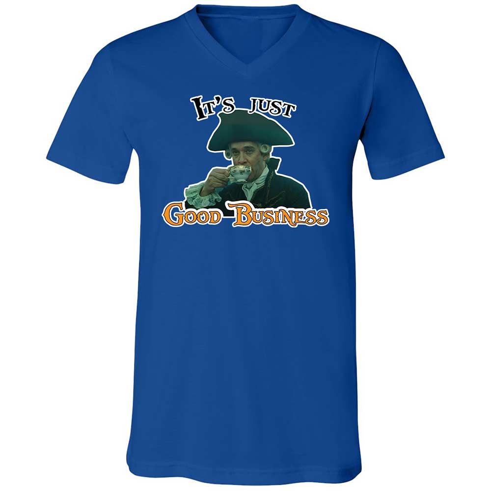 Unisex V-Neck T-Shirt - AFDBNQ8D - True Royal - 4