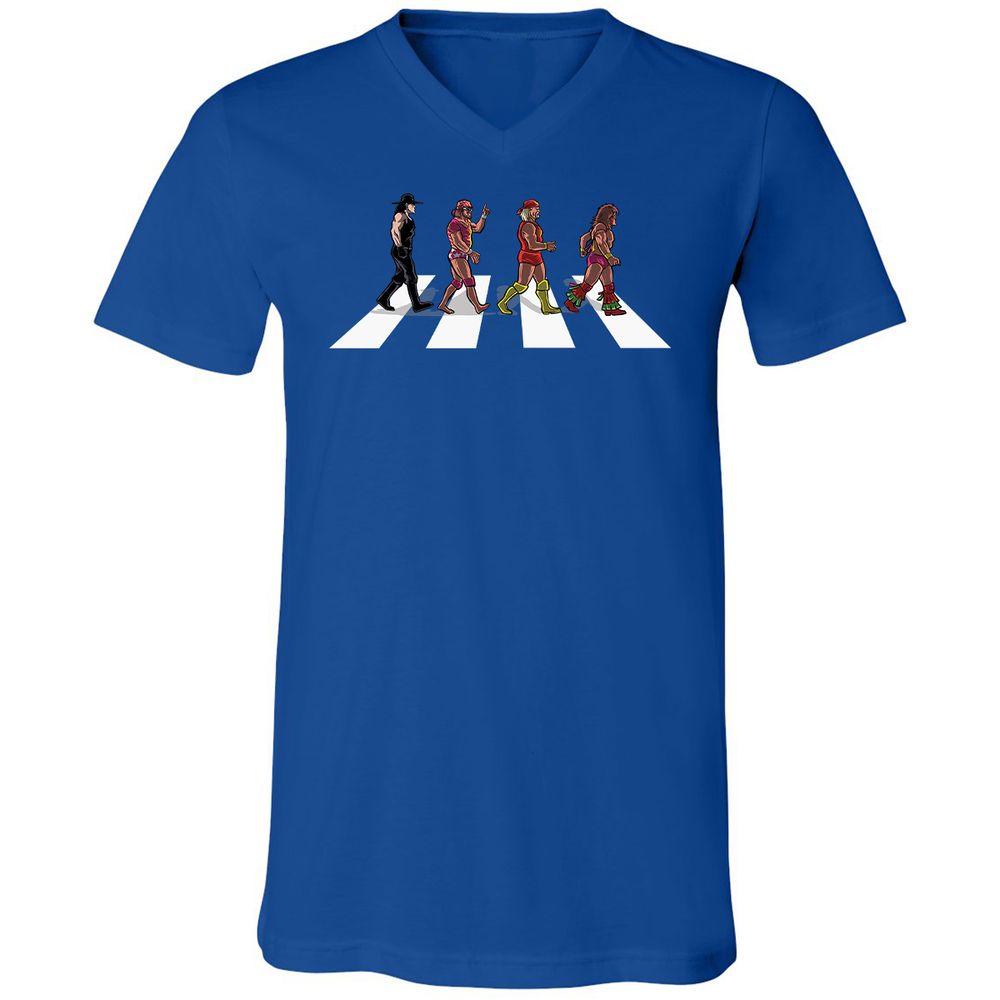 Unisex V-Neck T-Shirt - WER48311 - True Royal - 4