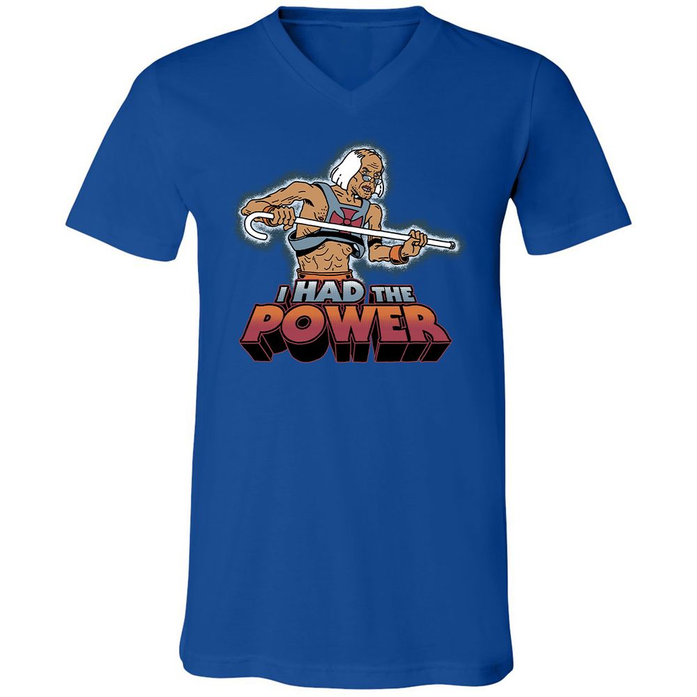 Unisex V-Neck T-Shirt - ZM6RUJN3 - True Royal - 4