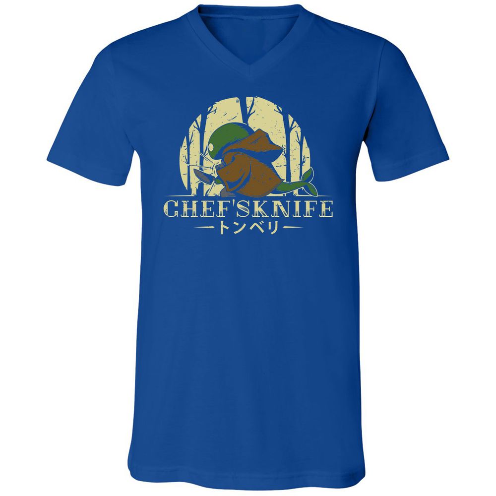 Unisex V-Neck T-Shirt - YK2MSPPX - True Royal - 4