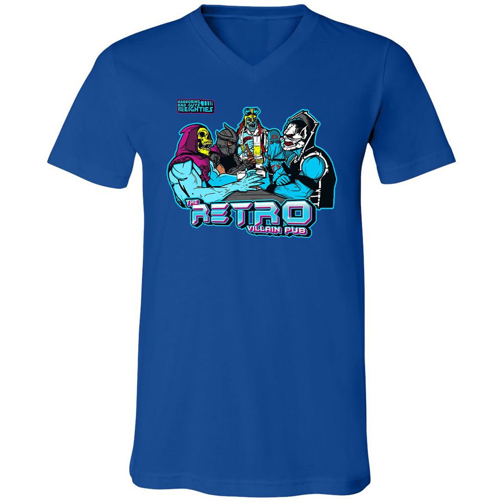 Unisex V-Neck T-Shirt - CFFPF4RH - True Royal - 4