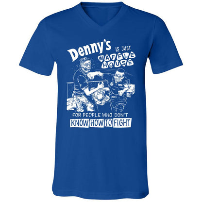 Unisex V-Neck T-Shirt - 5ZSNV8SE - True Royal - 4