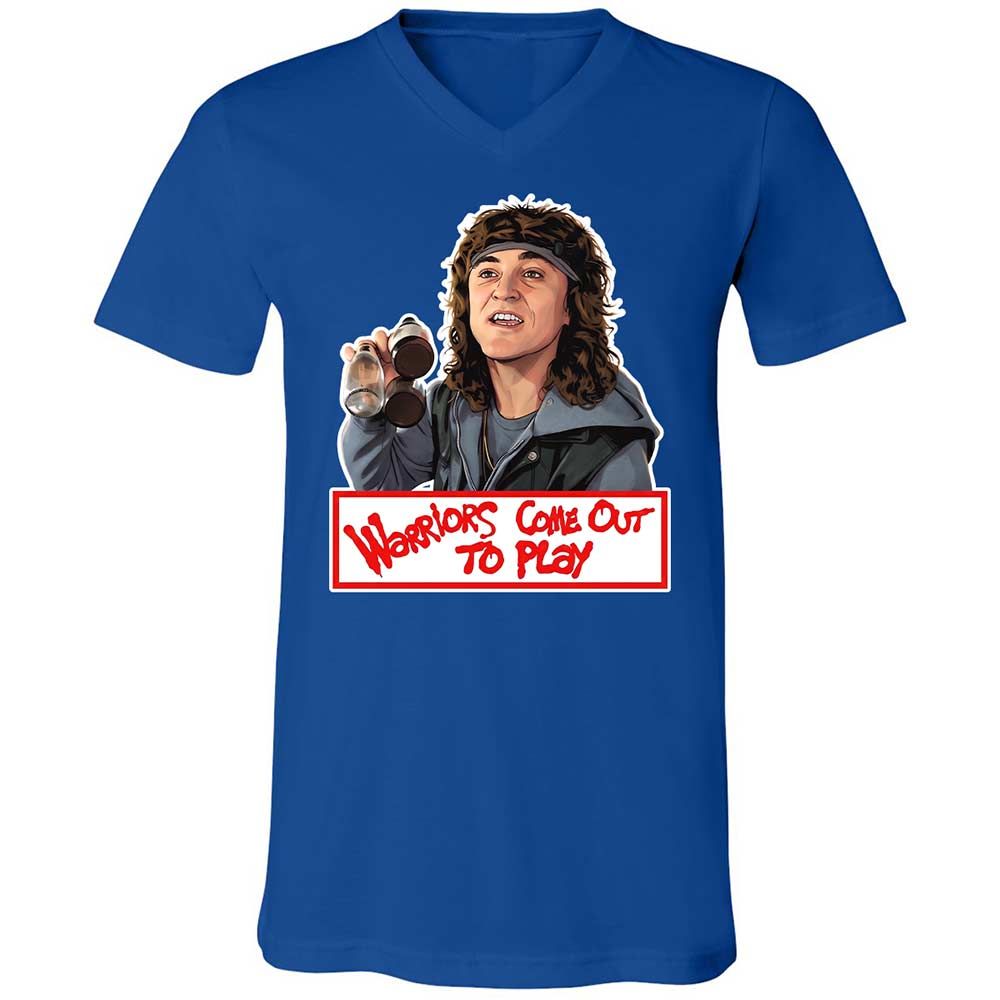 Unisex V-Neck T-Shirt - CEZQG2CL - True Royal - 4