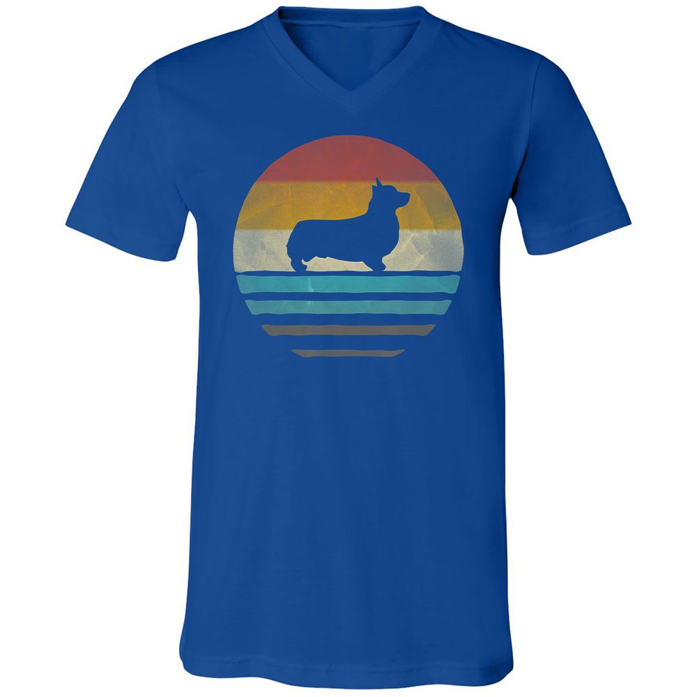 Unisex V-Neck T-Shirt - SUWBVP15 - True Royal - 4