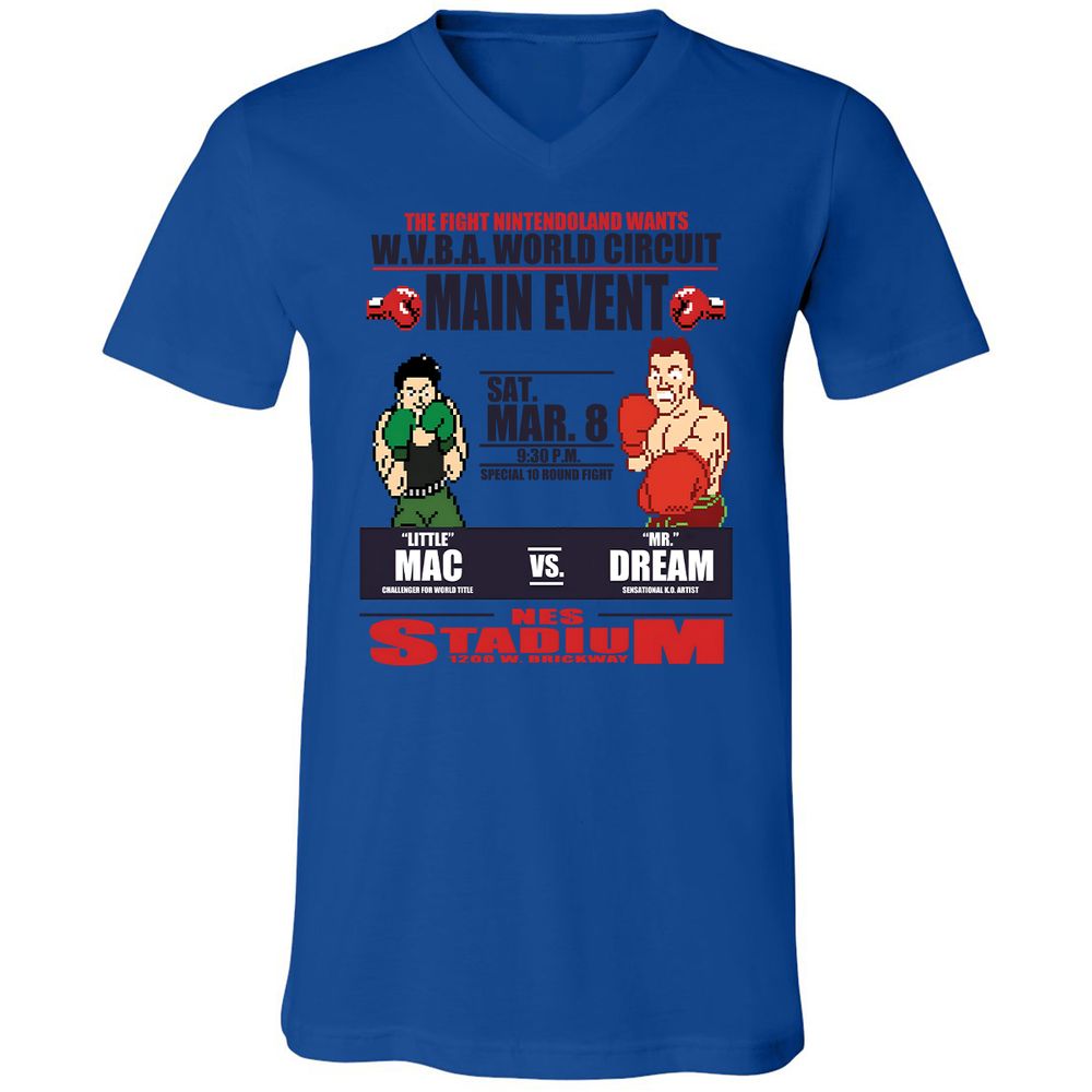 Unisex V-Neck T-Shirt - SZTTFJC5 - True Royal - 4