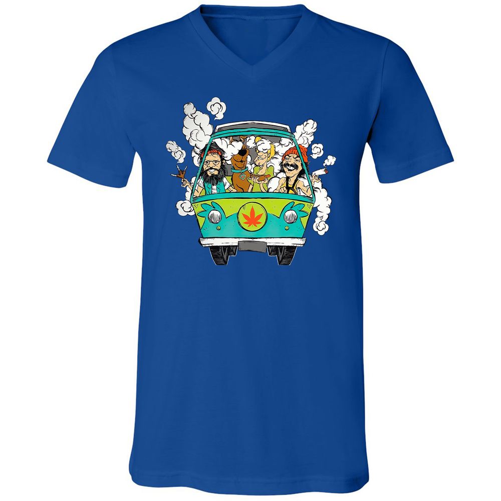 Unisex V-Neck T-Shirt - 417KPKT3 - True Royal - 4